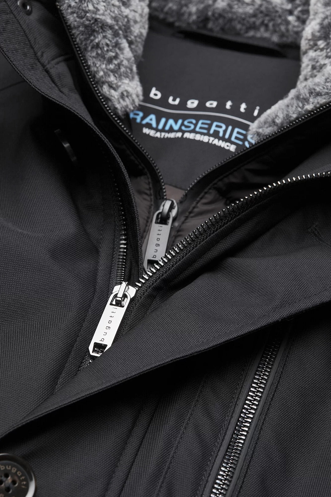 BUGATTI RAIN SERIES JACKET BLACK T W Menswear