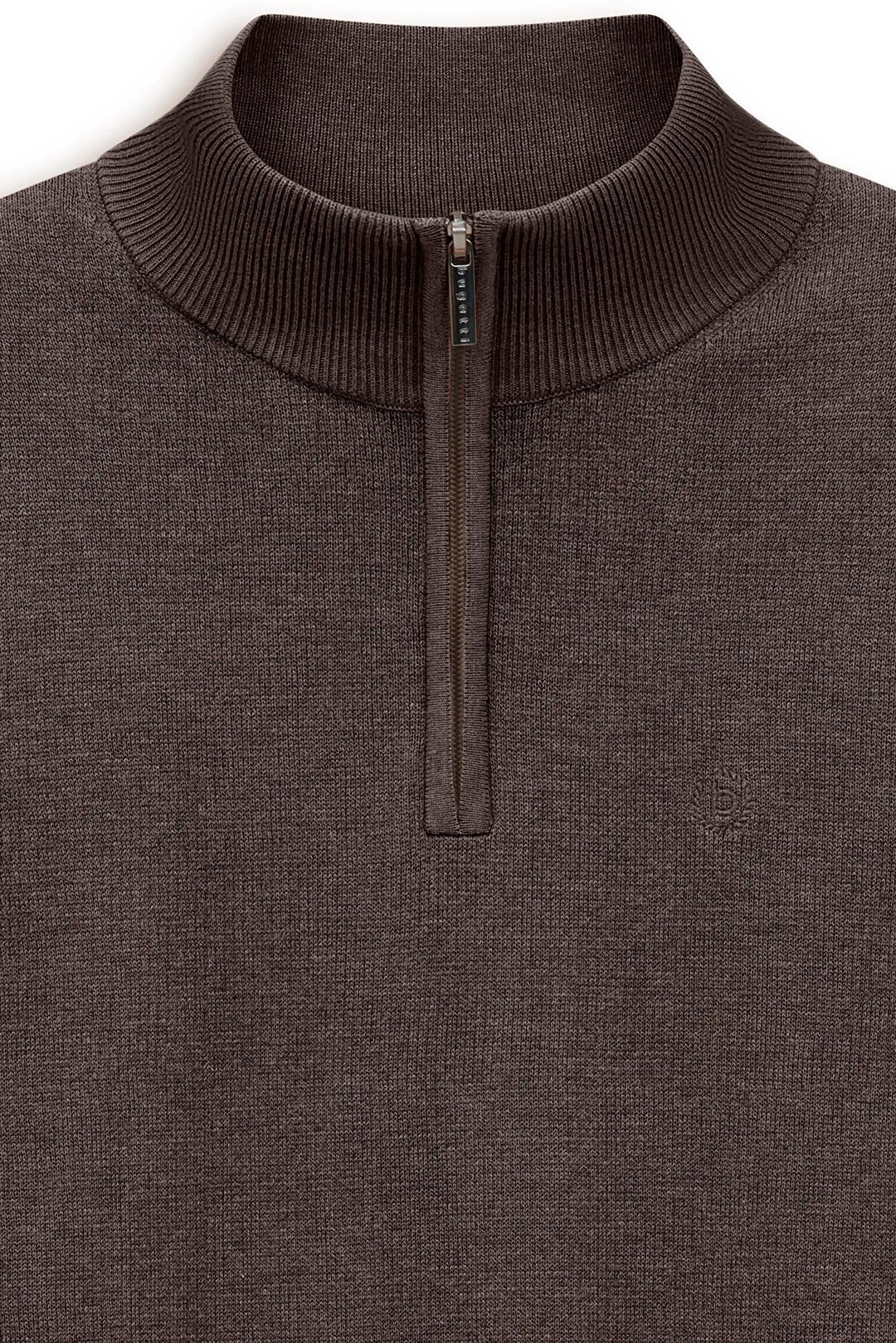 BUGATTI 25529F 1/4 ZIP - 90 BROWN