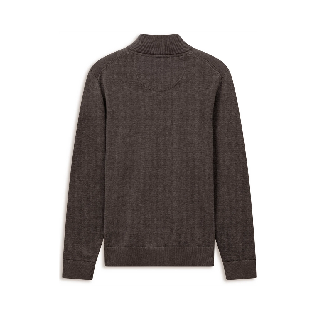 BUGATTI 25529F 1/4 ZIP - 90 BROWN
