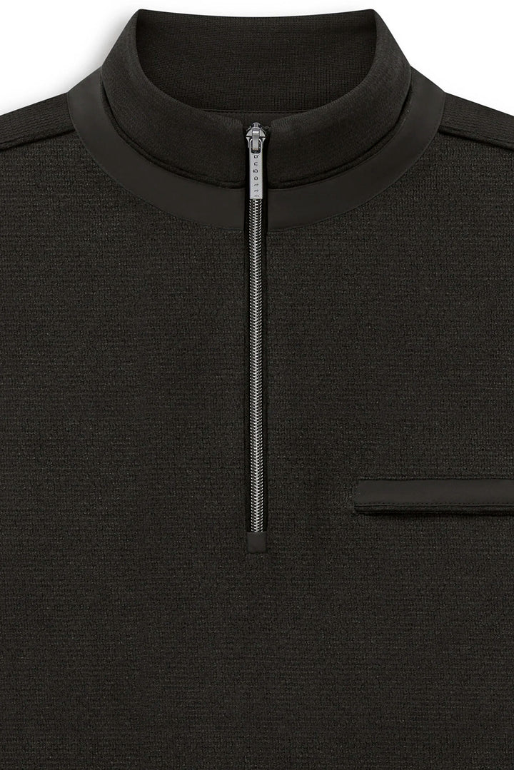 BUGATTI 25050F 1/4 ZIP 180-GREEN