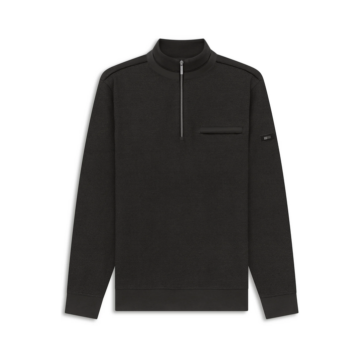 BUGATTI 25050F 1/4 ZIP 180-GREEN