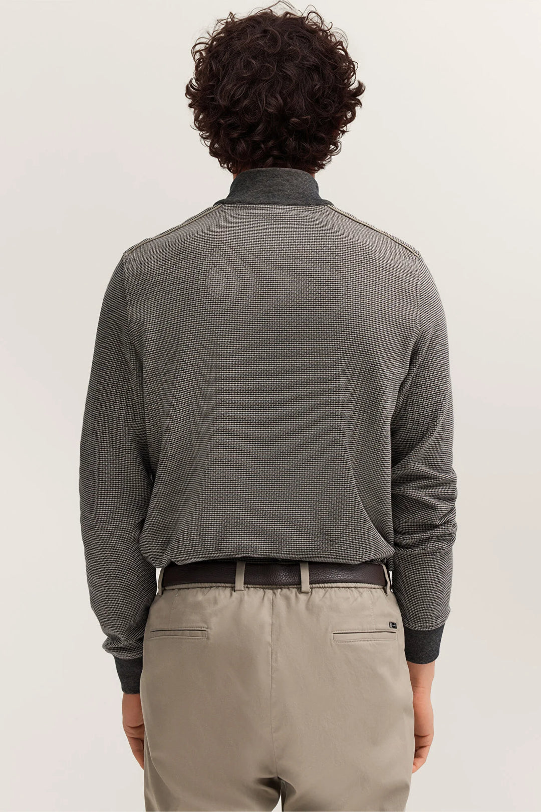 BUGATTI 8550-15141E 1/4 ZIP - 390 NAVY