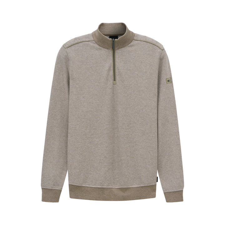 BUGATTI 8550-15141E 1/4 ZIP - 40 BEIGE
