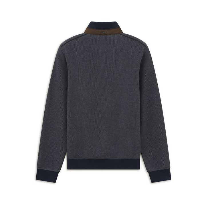 BUGATTI 8550-25060F 1/2 ZIP - 390 NAVY