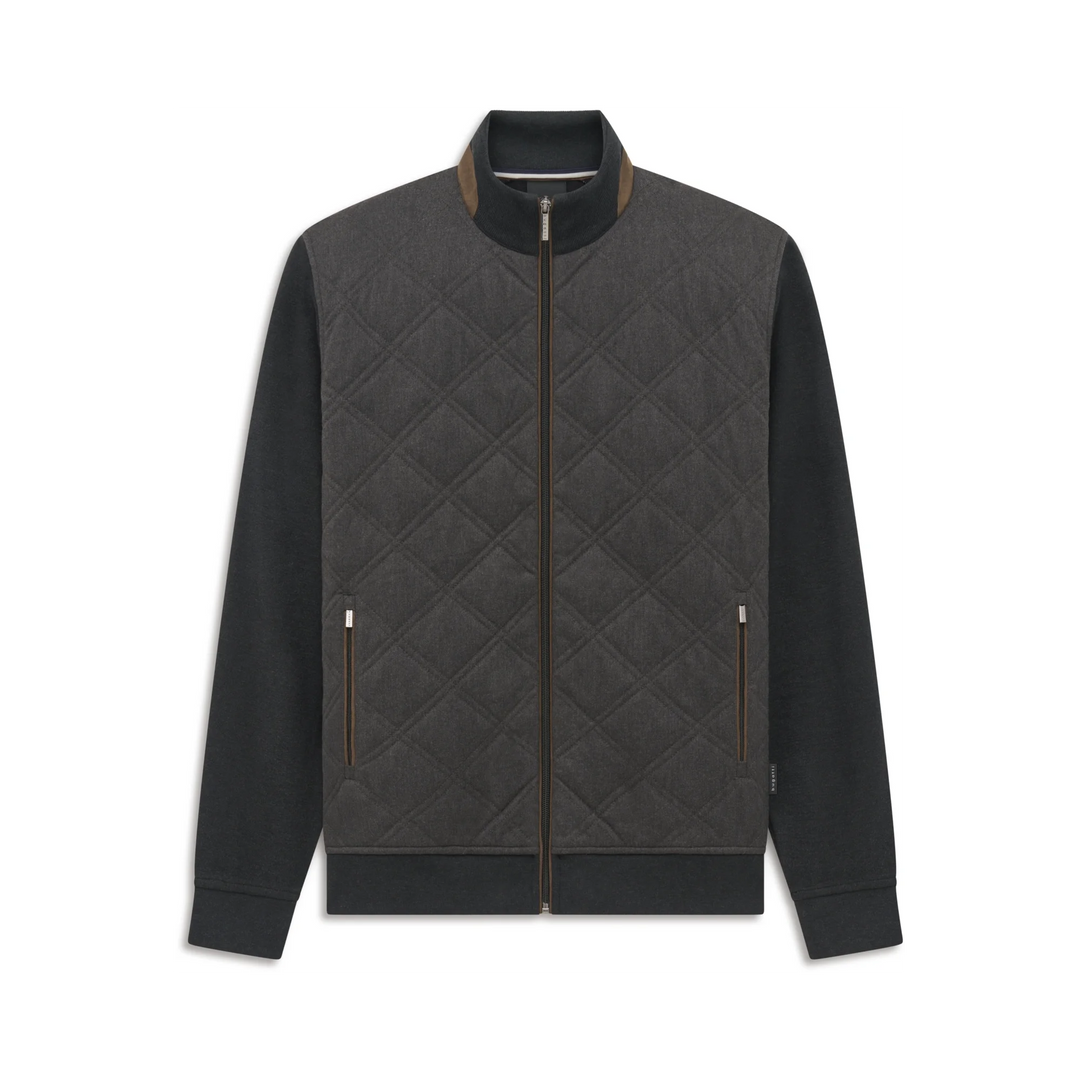 BUGATTI 25056F QUILT JACKET - 280 DARK GREY