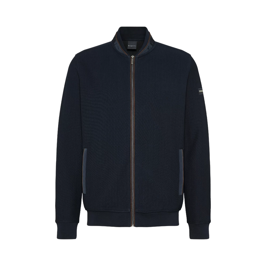 BUGATTI FULL ZIP FLEECE - NAVY