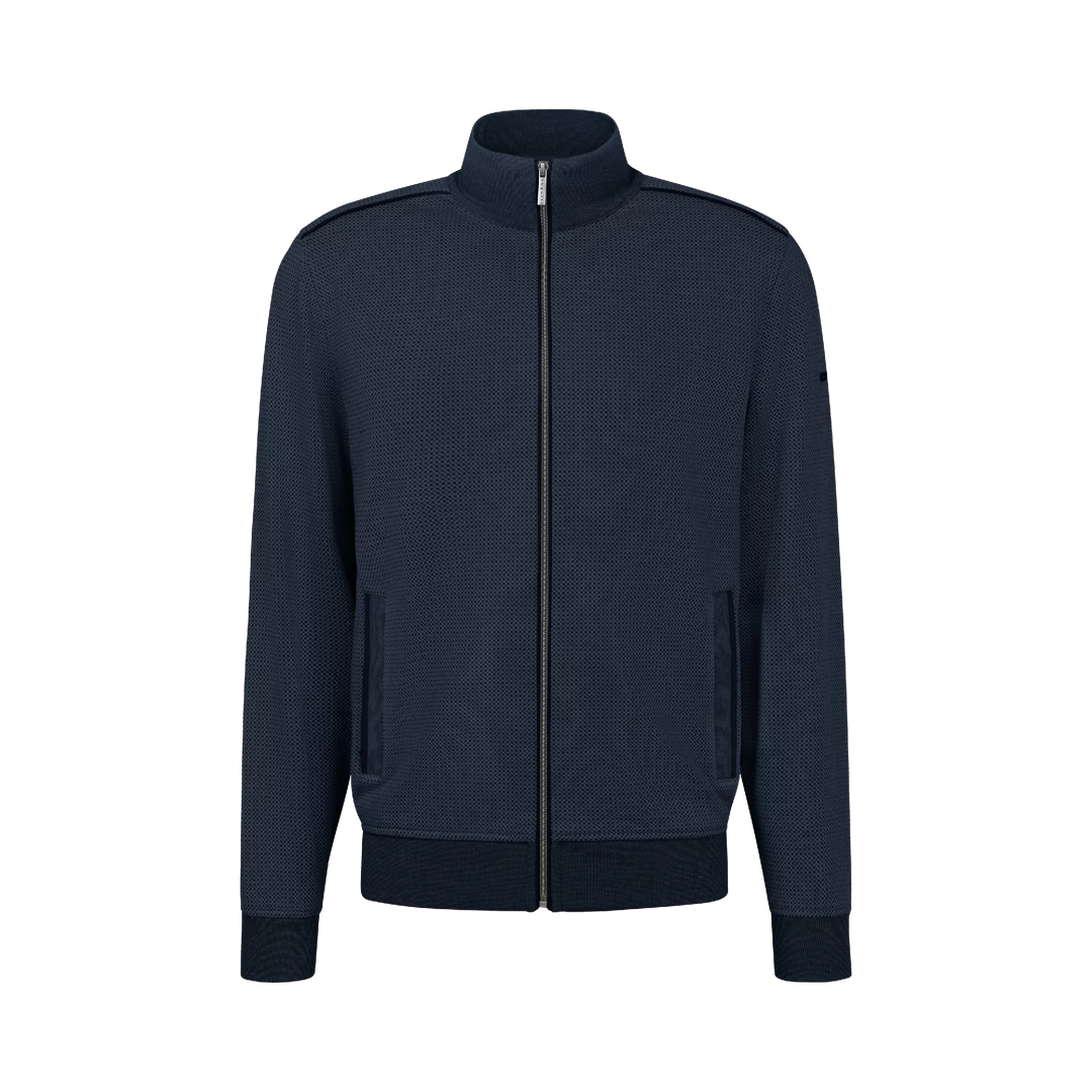 BUGATTI 75142C KNITTED JACKET - 390 NAVY