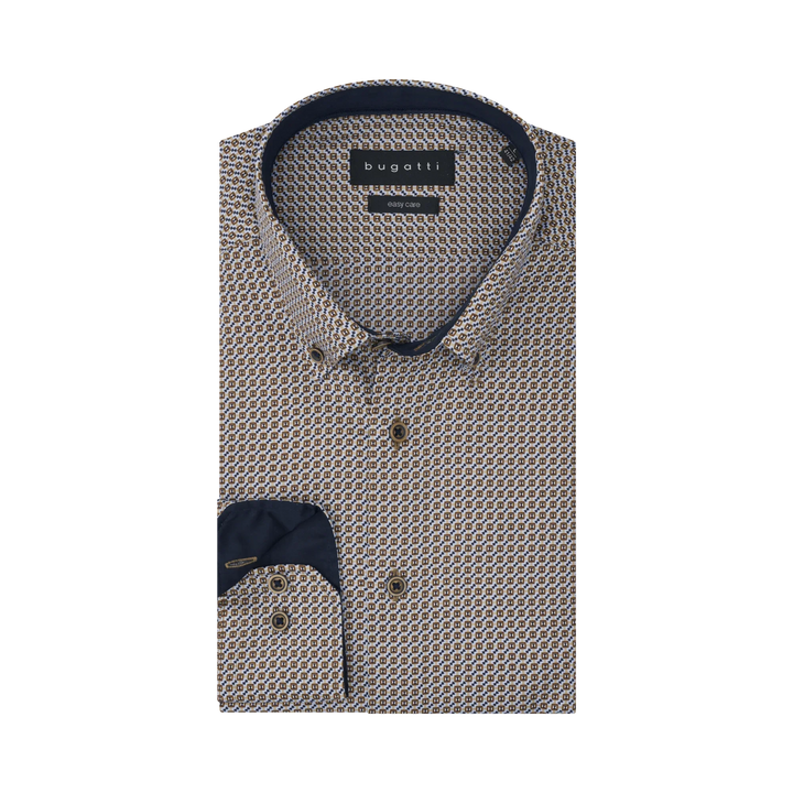 BUGATTI 9350-18508E SHIRT - 70 COGNAC