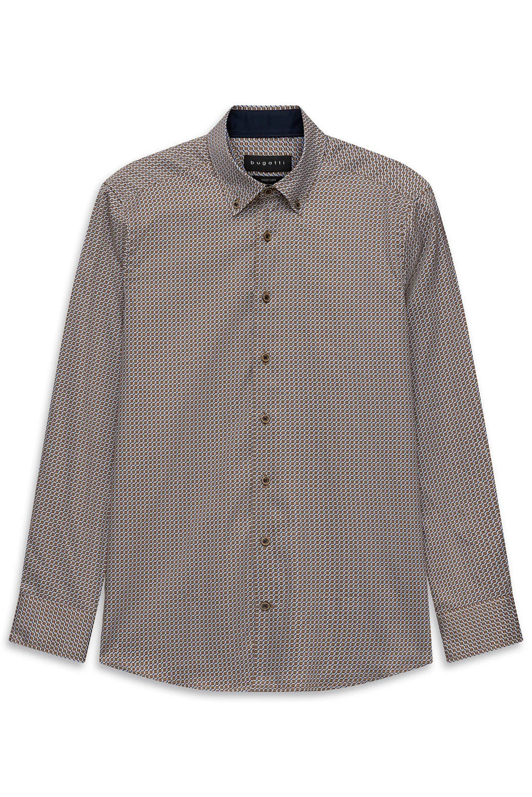 BUGATTI 9350-18508E SHIRT - 70 COGNAC
