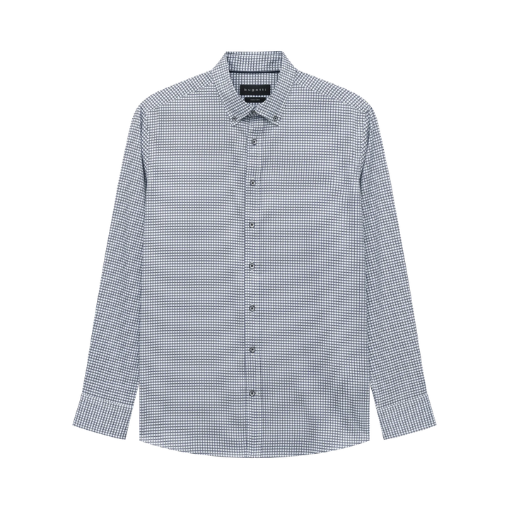 BUGATTI 28510F LS SHIRT - 390 NAVY