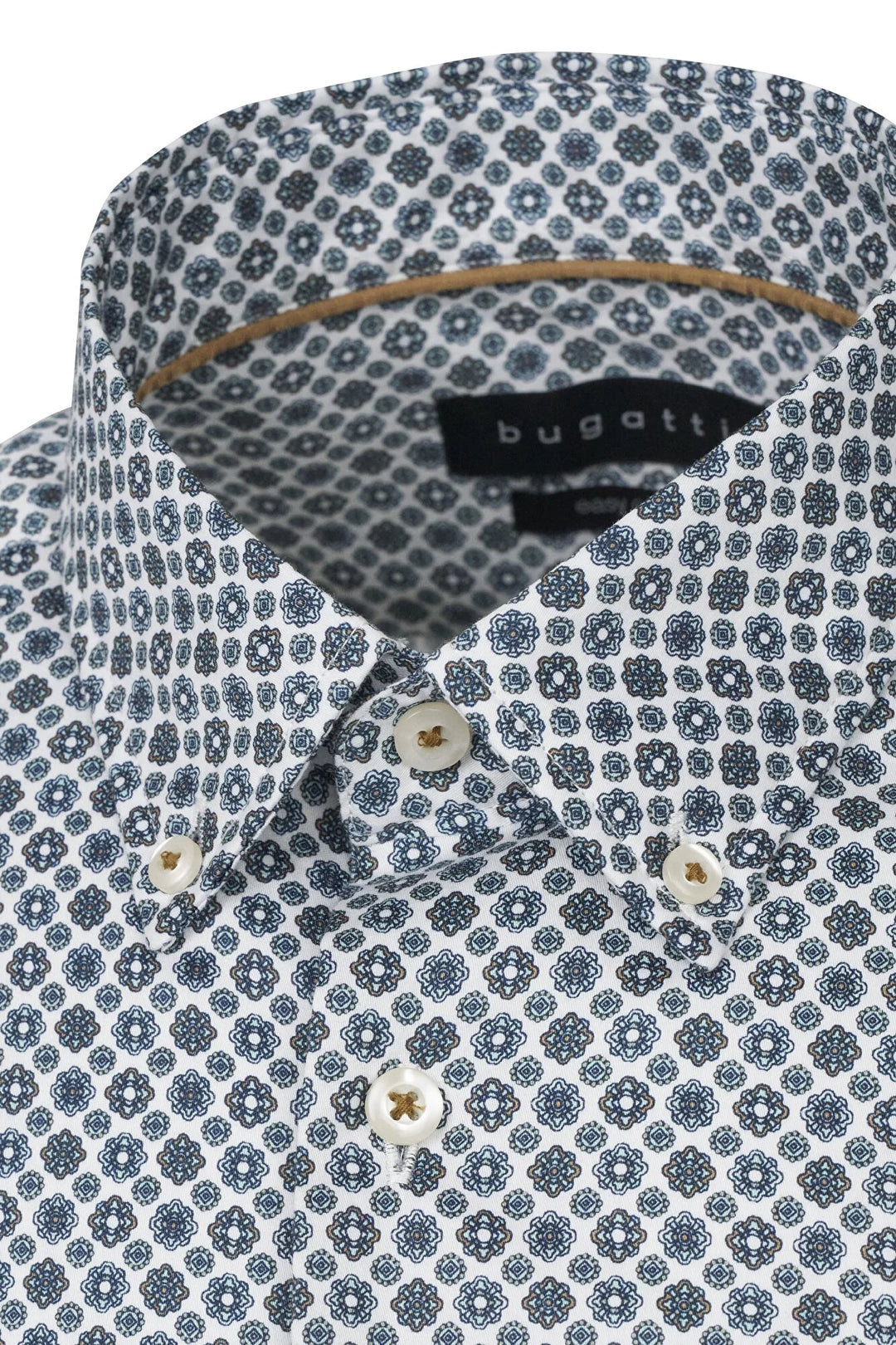 BUGATTI 78518C LS SHIRT - 320 BLUE