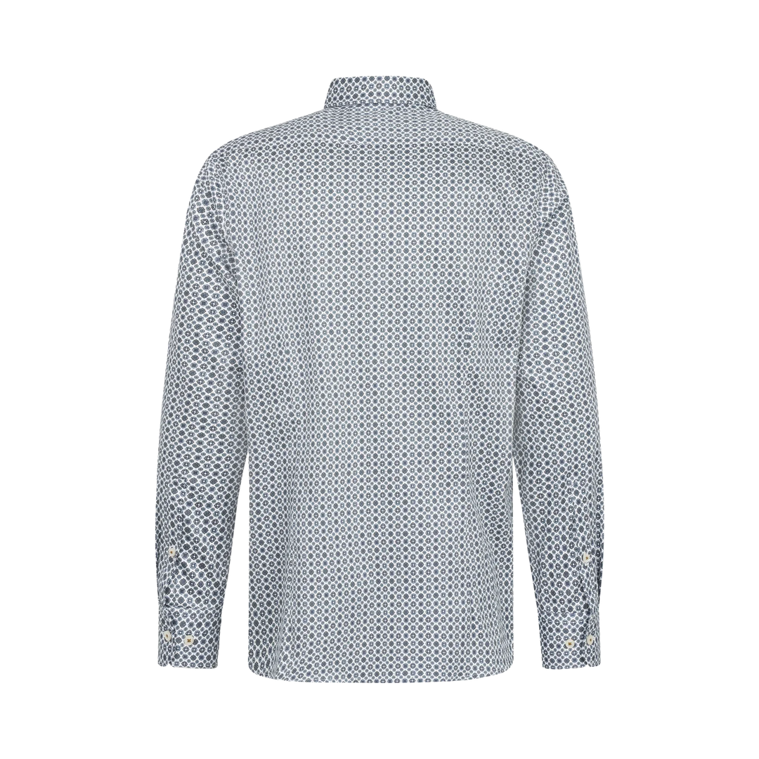 BUGATTI 78518C LS SHIRT - 320 BLUE