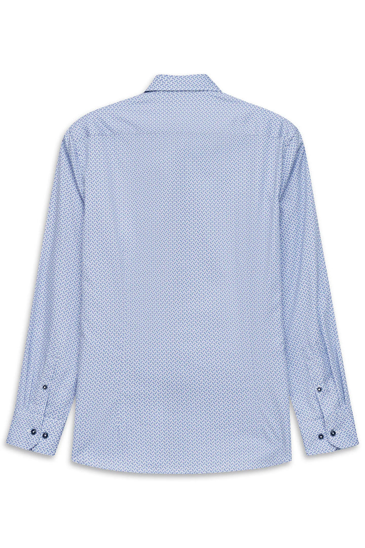 BUGATTI 9750-18504E SHIRT - 370 BLUE