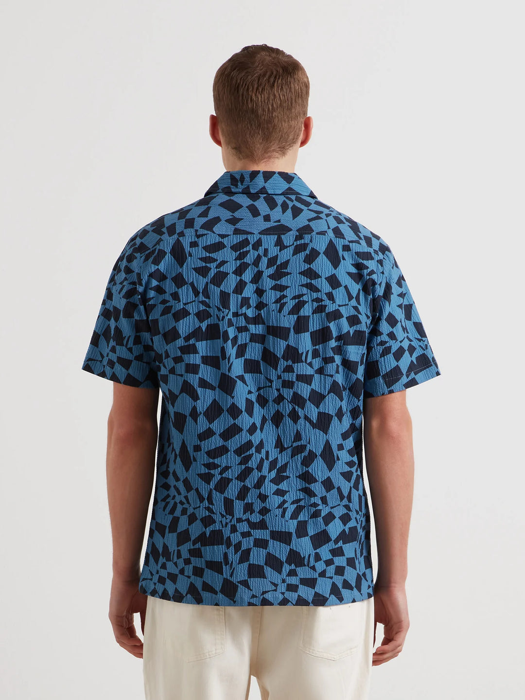 FARAH ANGELO SS PRINT - TRUE NAVY