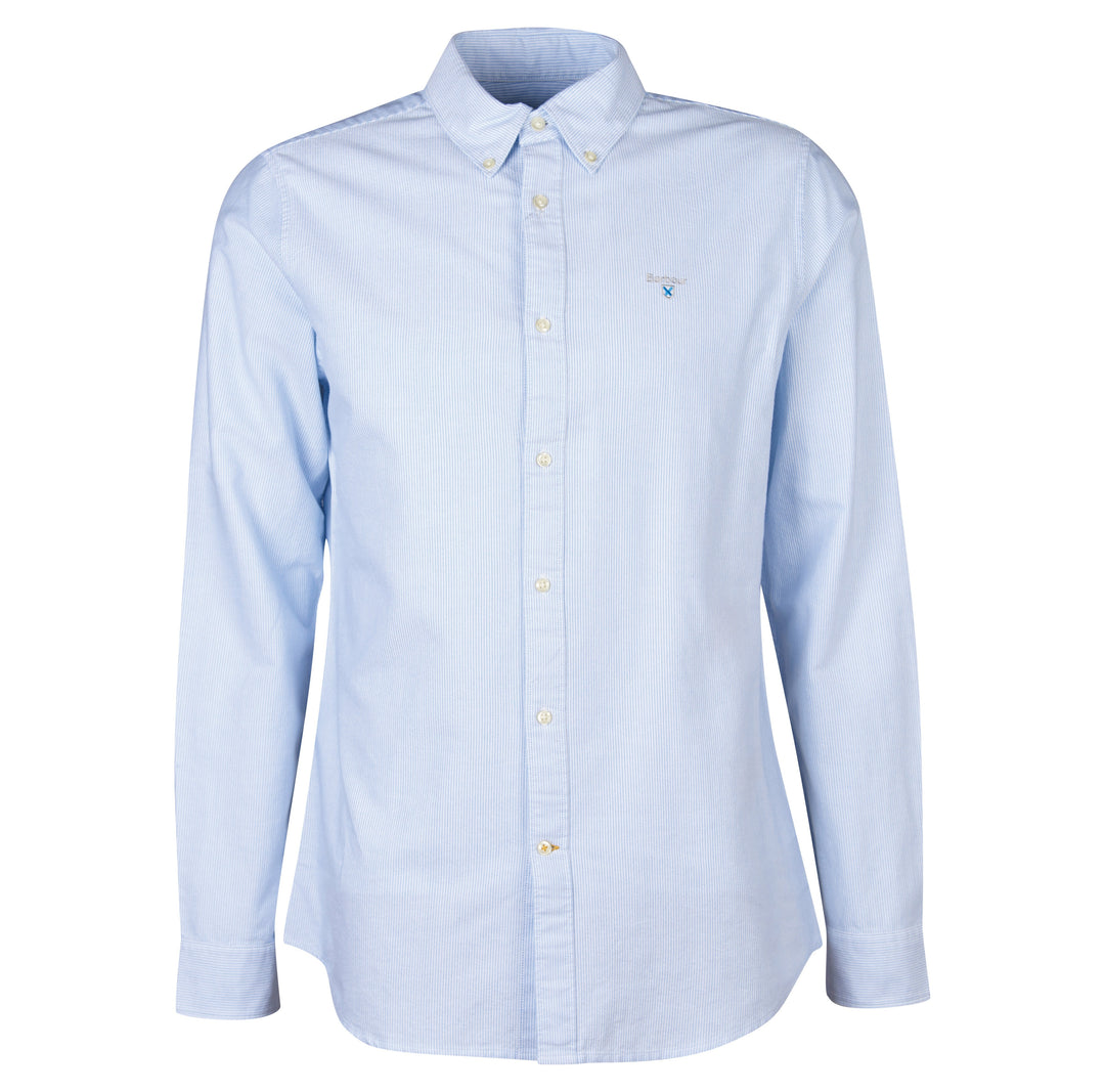 BARBOUR STRIPED OXTOWN SHIRT - SKY BLUE