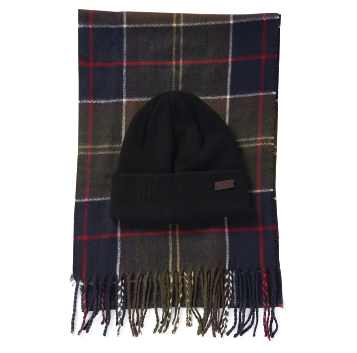 BARBOUR SWINTON BEANIE & GALINGALE SCARF