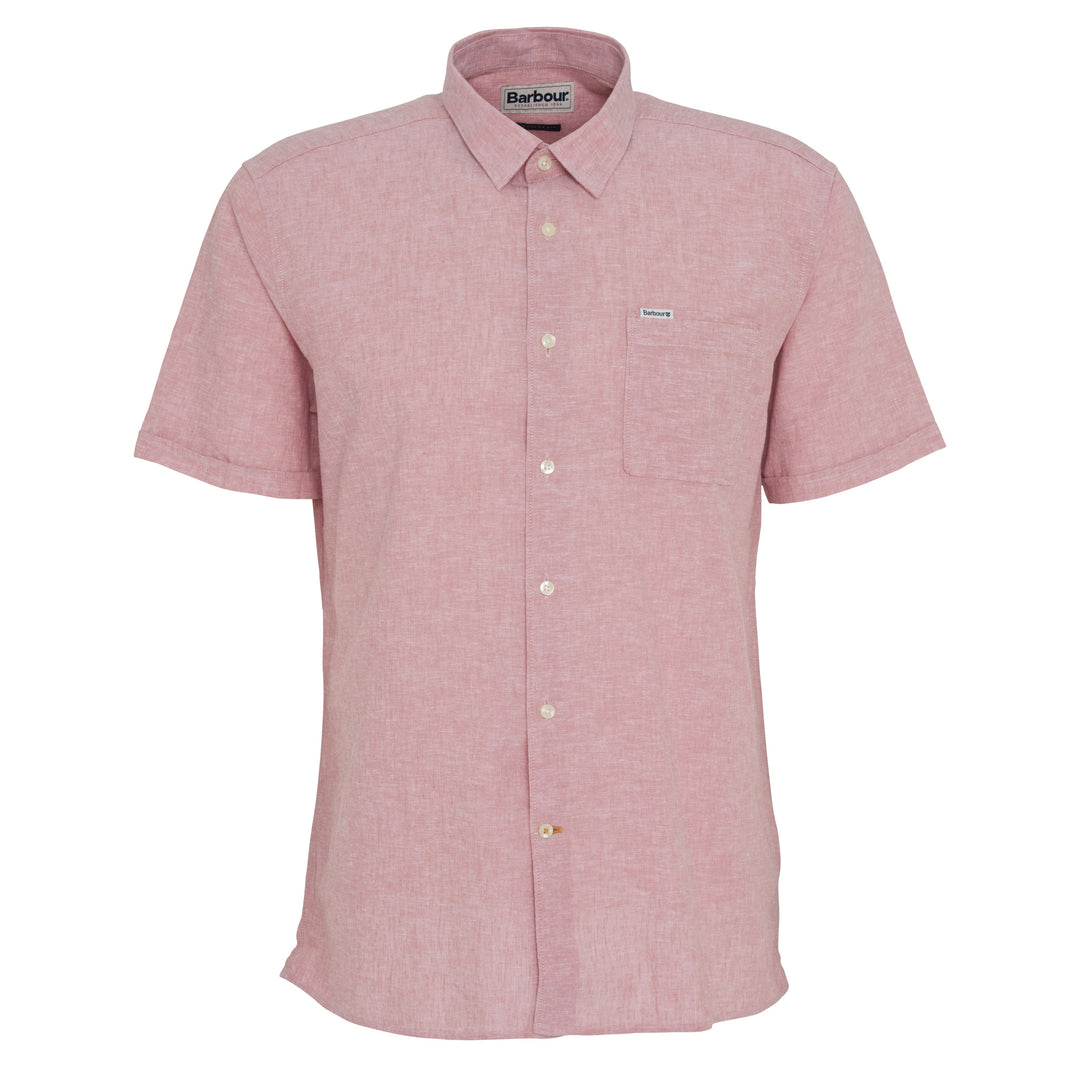 BARBOUR NELSON S/S SHIRT - PINK CLAY