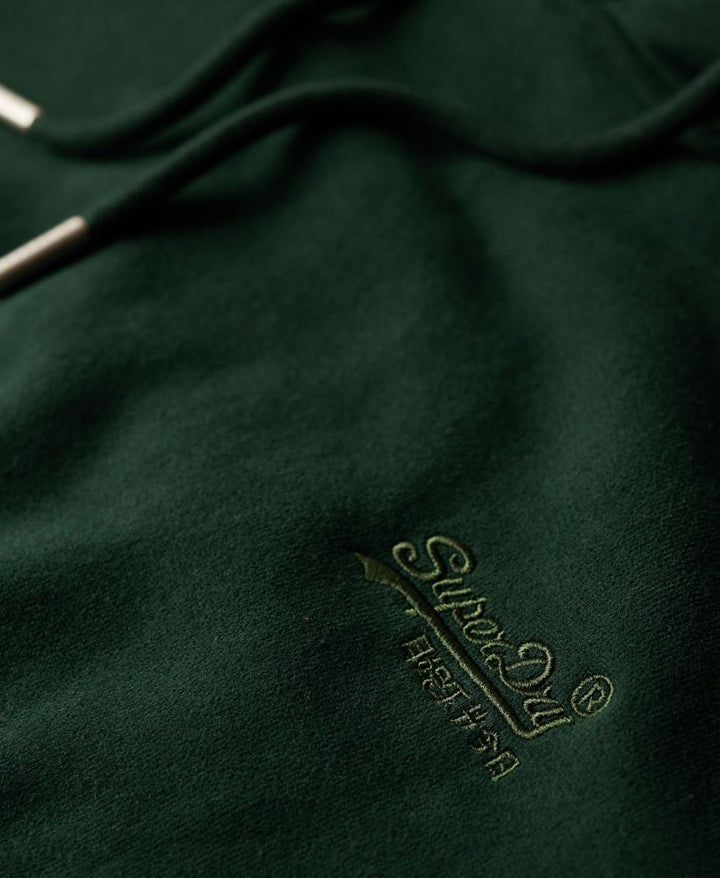 SUPERDRY ESS LOGO HOODIE - GREEN