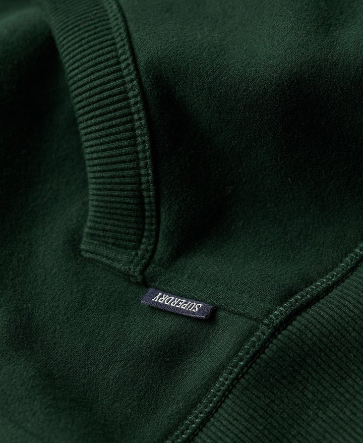 SUPERDRY ESS LOGO HOODIE - GREEN