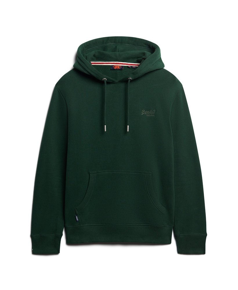 SUPERDRY ESS LOGO HOODIE - GREEN