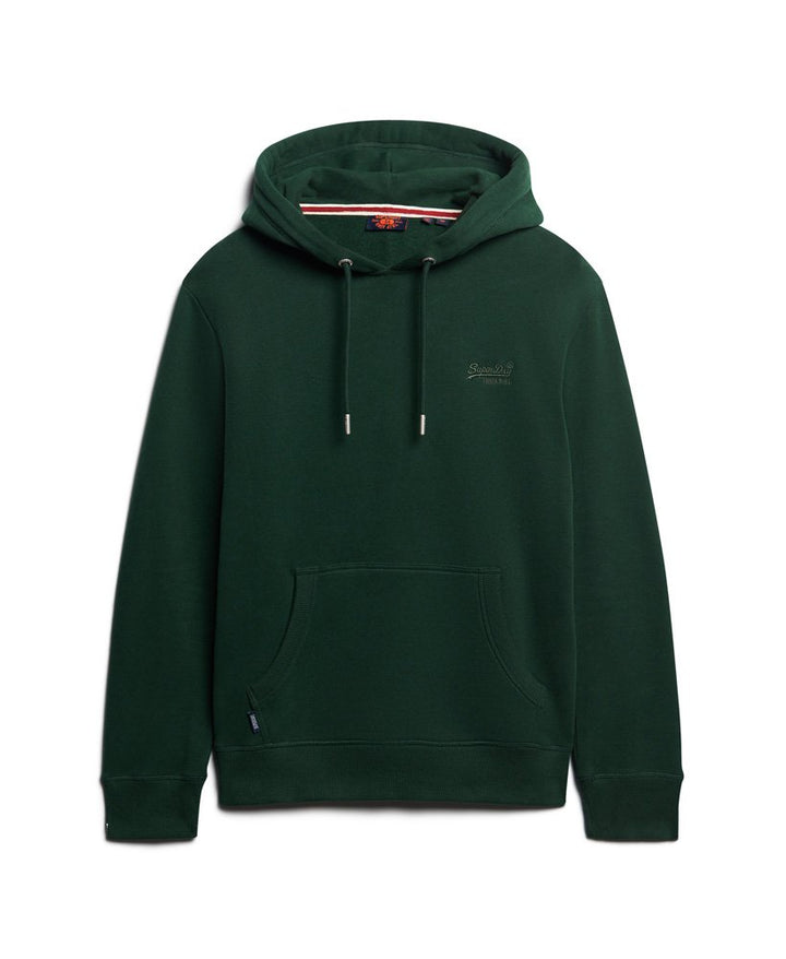 SUPERDRY ESS LOGO HOODIE - GREEN