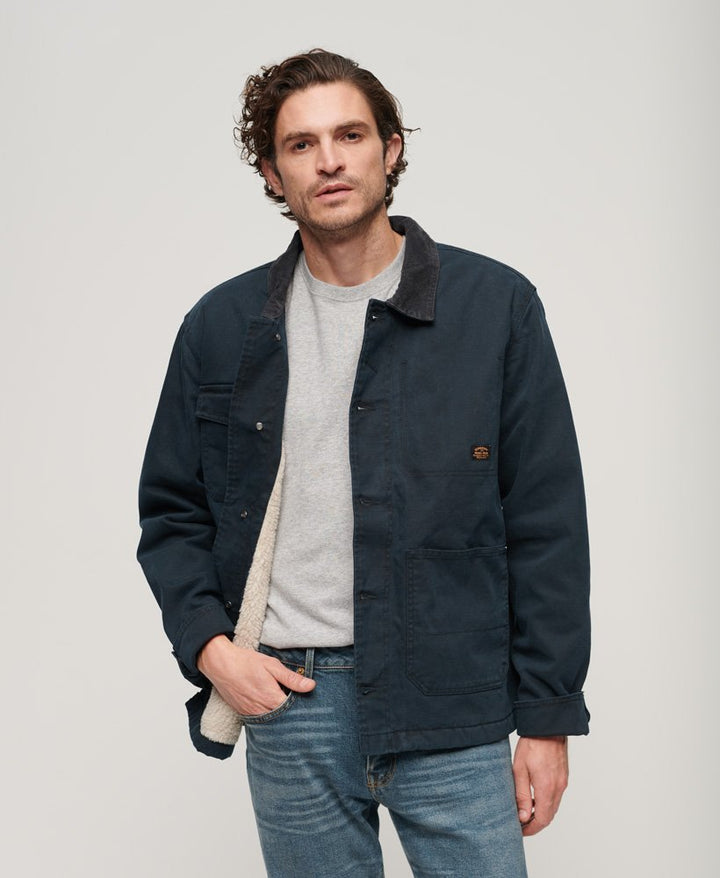 SUPERDRY WORKWEAR RANCH JACKET - NAVY