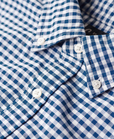 SUPERDRY COTTON L/S OXFORD GINGHAM