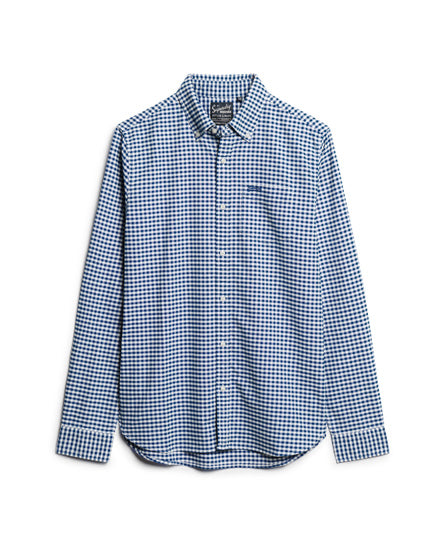 SUPERDRY COTTON L/S OXFORD GINGHAM