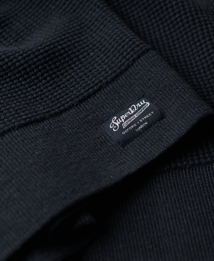 SUPERDRY TEXTURED CREW KNIT JUMPER