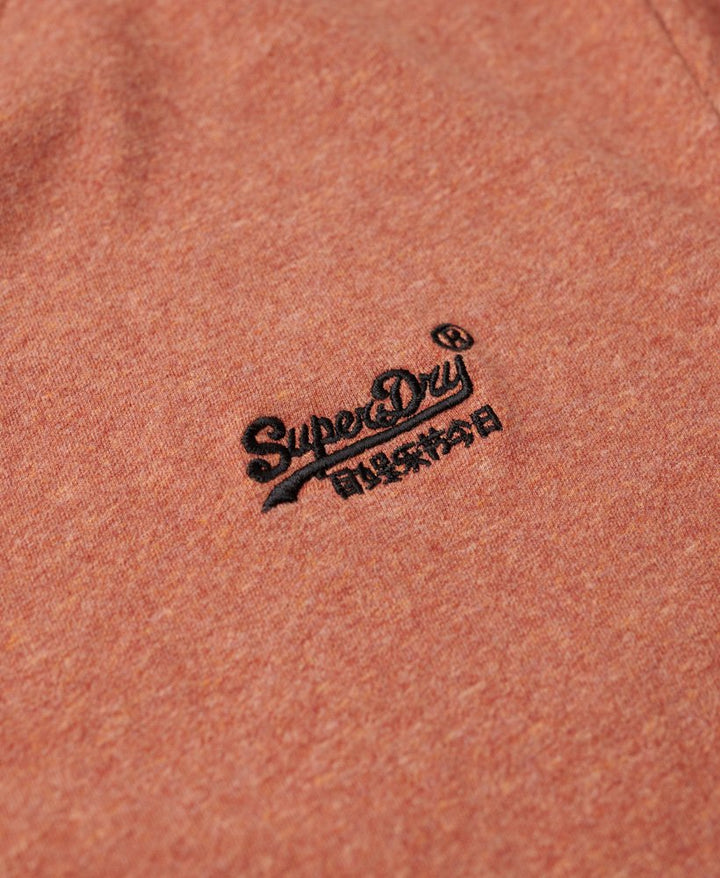 SUPERDRY ESS LOGO EMB TEE - FIRED ORANGE