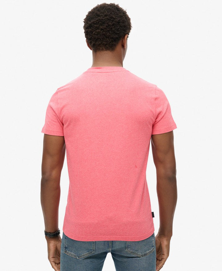 SUPERDRY ESS LOGO EMB TEE - PUNCH PINK