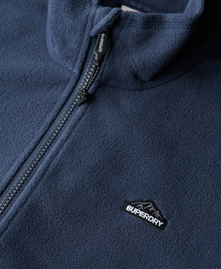 SUPERDRY POLAR FLEECE FULL ZIP - NAVY