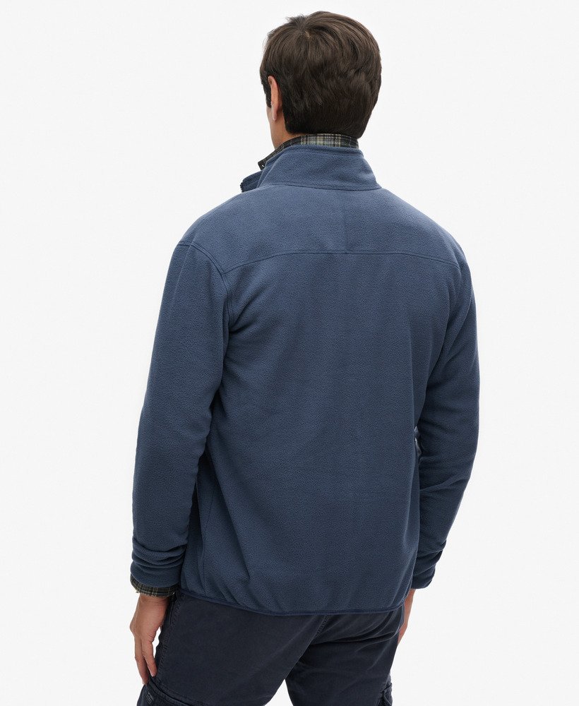 SUPERDRY POLAR FLEECE FULL ZIP - NAVY