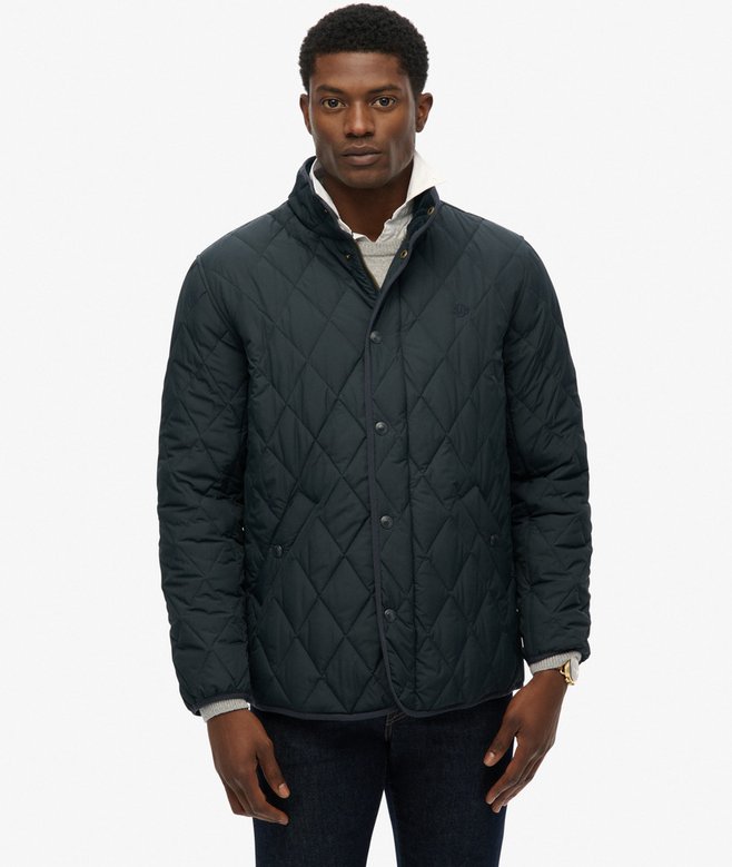 SUPERDRY QUILTED ESTATE JACKET - NAVY