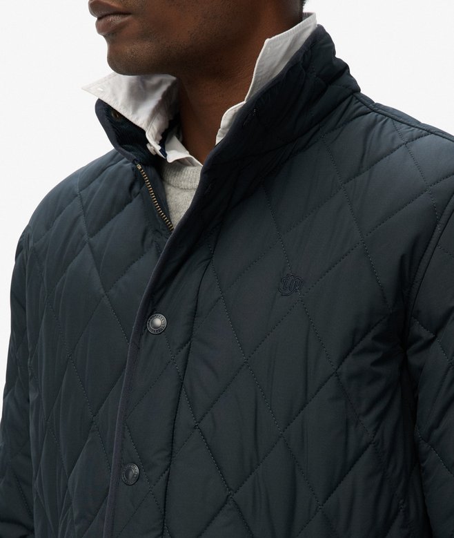 SUPERDRY QUILTED ESTATE JACKET - NAVY