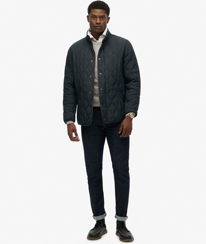 SUPERDRY QUILTED ESTATE JACKET - NAVY