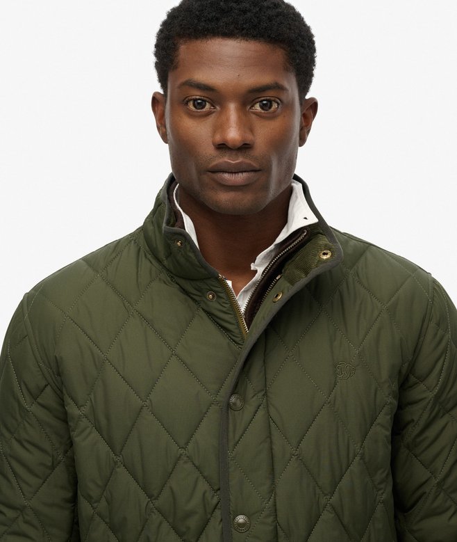 SUPERDRY QUILTED ESTATE JACKET - GREEN