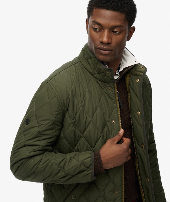 SUPERDRY QUILTED ESTATE JACKET - GREEN