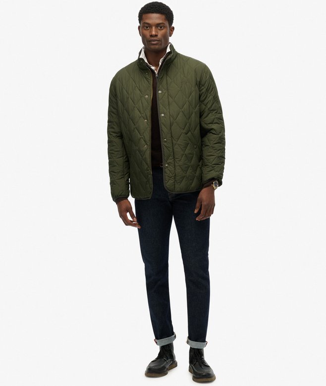 SUPERDRY QUILTED ESTATE JACKET - GREEN