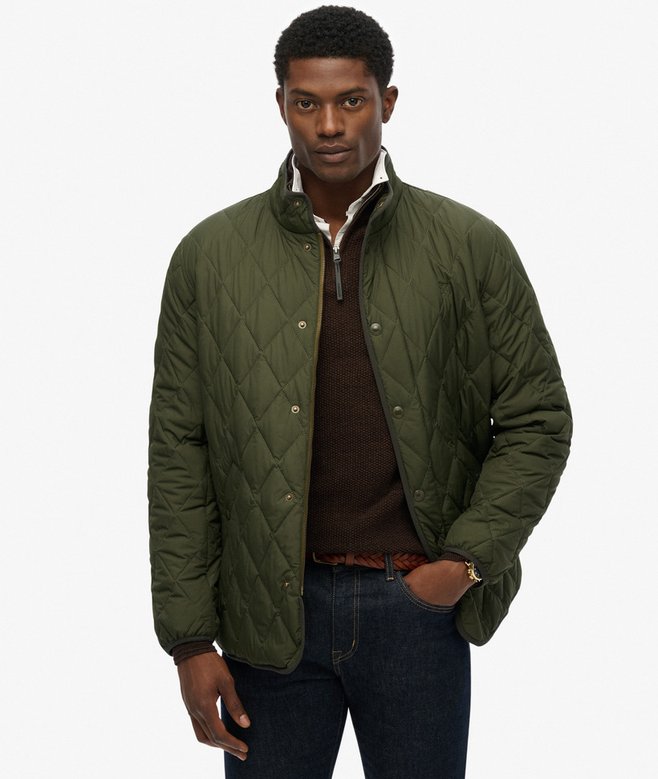 SUPERDRY QUILTED ESTATE JACKET - GREEN