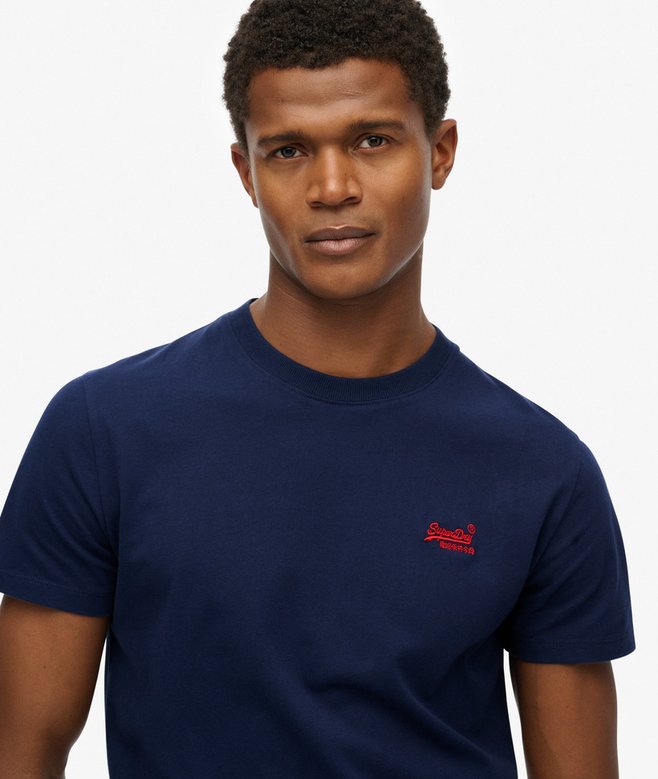 SUPERDRY ESS LOGO EMB TEE - ATLANTIC NAV