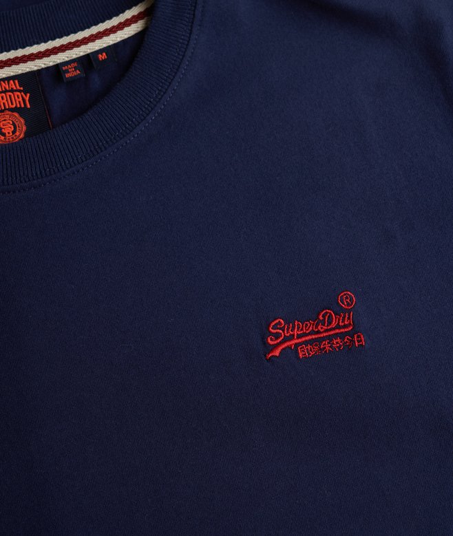 SUPERDRY ESS LOGO EMB TEE - ATLANTIC NAV