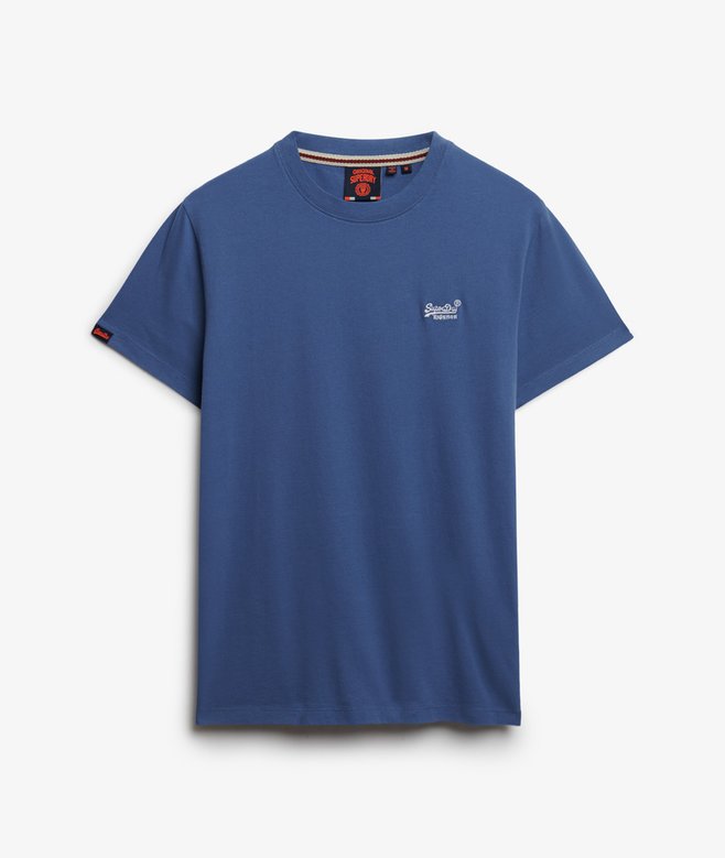 SUPERDRY ESS LOGO EMB TEE - MOONLIGHT BLUE
