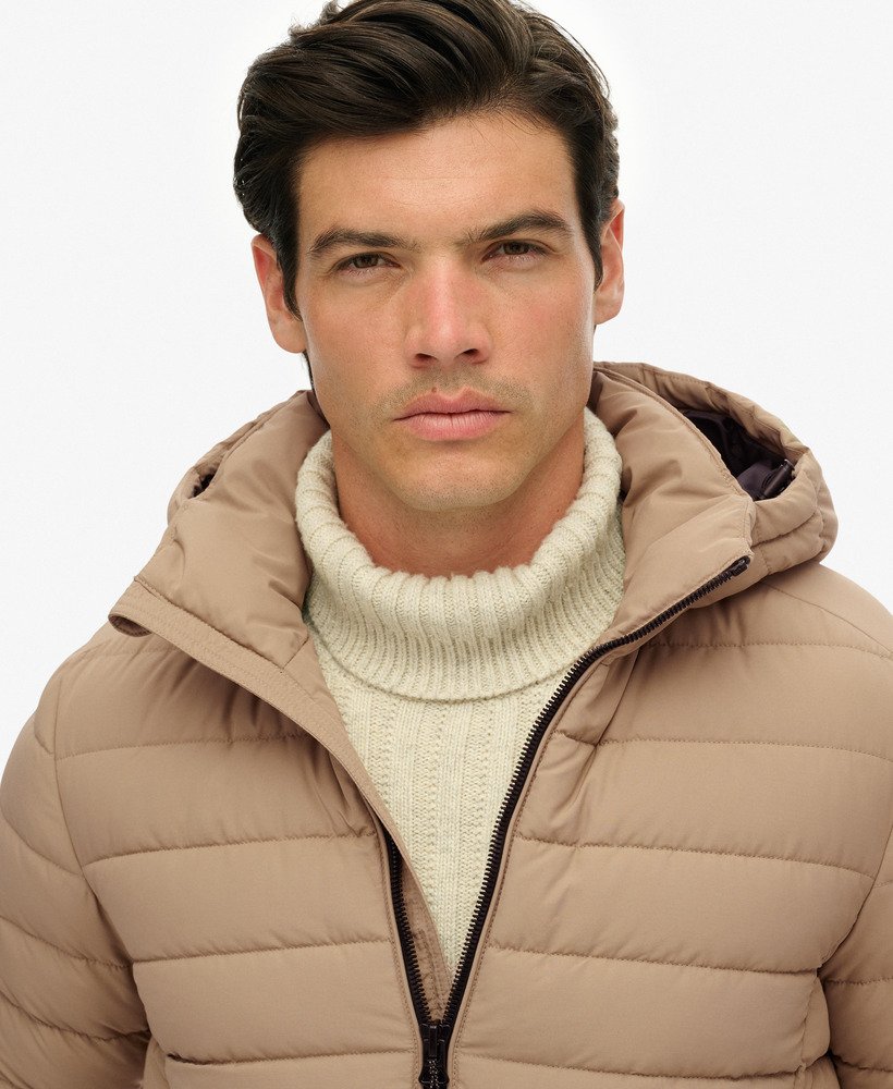 SUPERDRY HOOD FUJI JACKET - BEIGE
