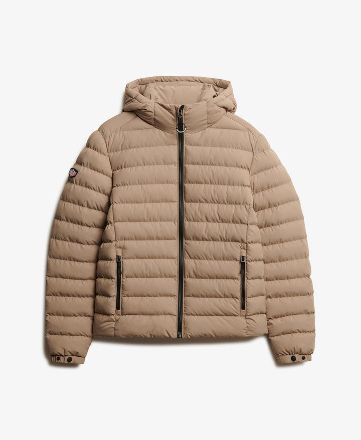SUPERDRY HOOD FUJI JACKET - BEIGE