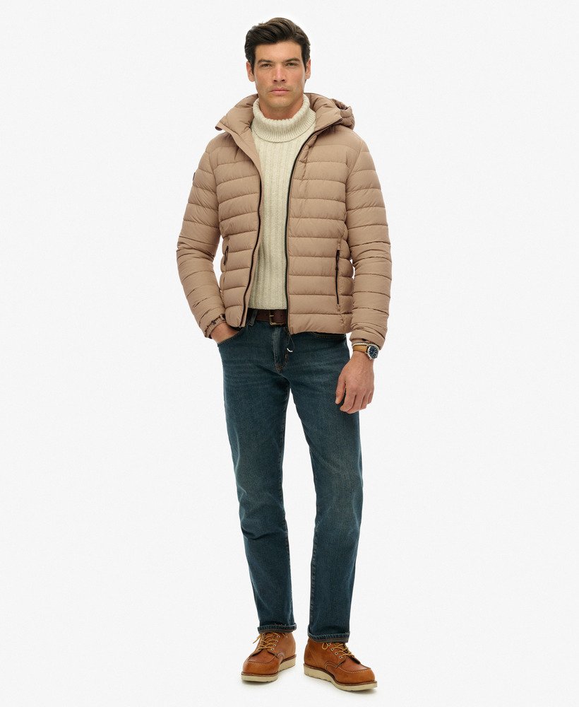 SUPERDRY HOOD FUJI JACKET - BEIGE