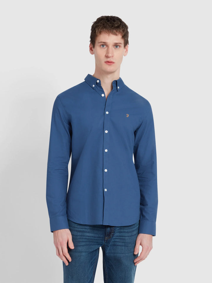 FARAH BREWER LS BD - COLD METAL