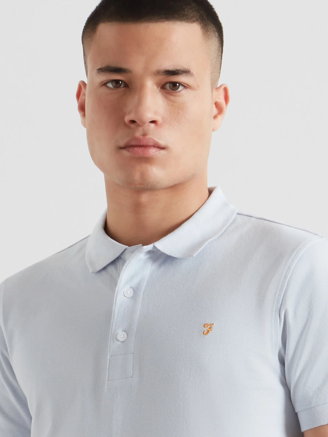 FARAH BLANES SS POLO - BLUE NICKLE