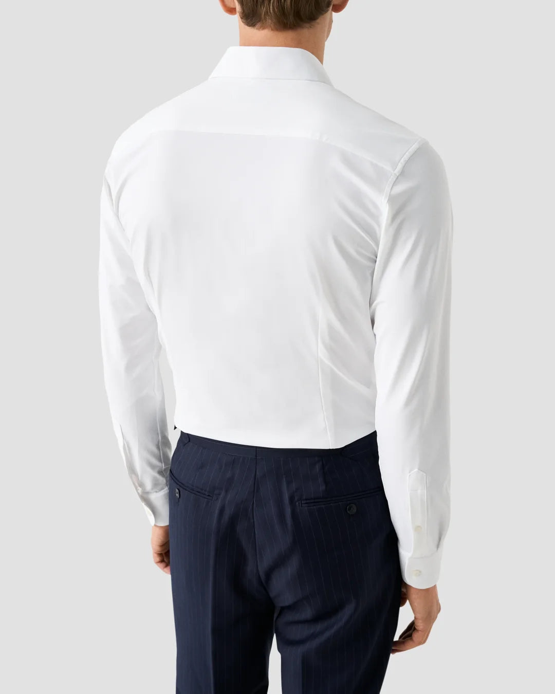 ETON SEMI-SOLID FOUR-WAY STRETCH SHIRT 00 WHITE