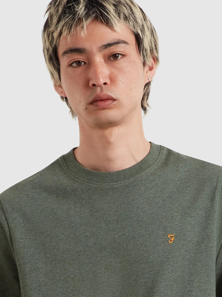 FARAH DANNY REG SS TEE - ROSEMARY MARL